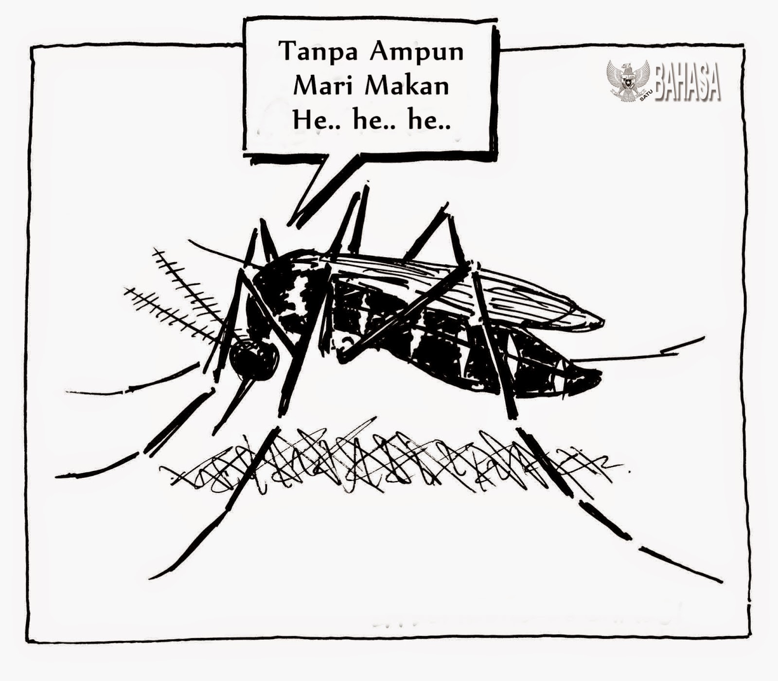 Koleksi Karikatur Gambar Nyamuk Demam Berdarah | Puzzze