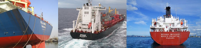 Partes de un barco, Popa. Diferentes Popas de un barco.