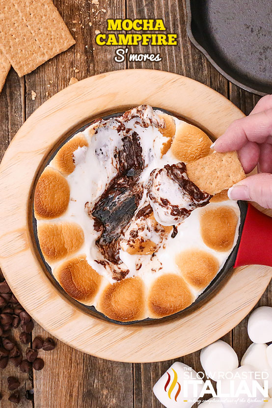 Mocha Campfire S'mores Dip