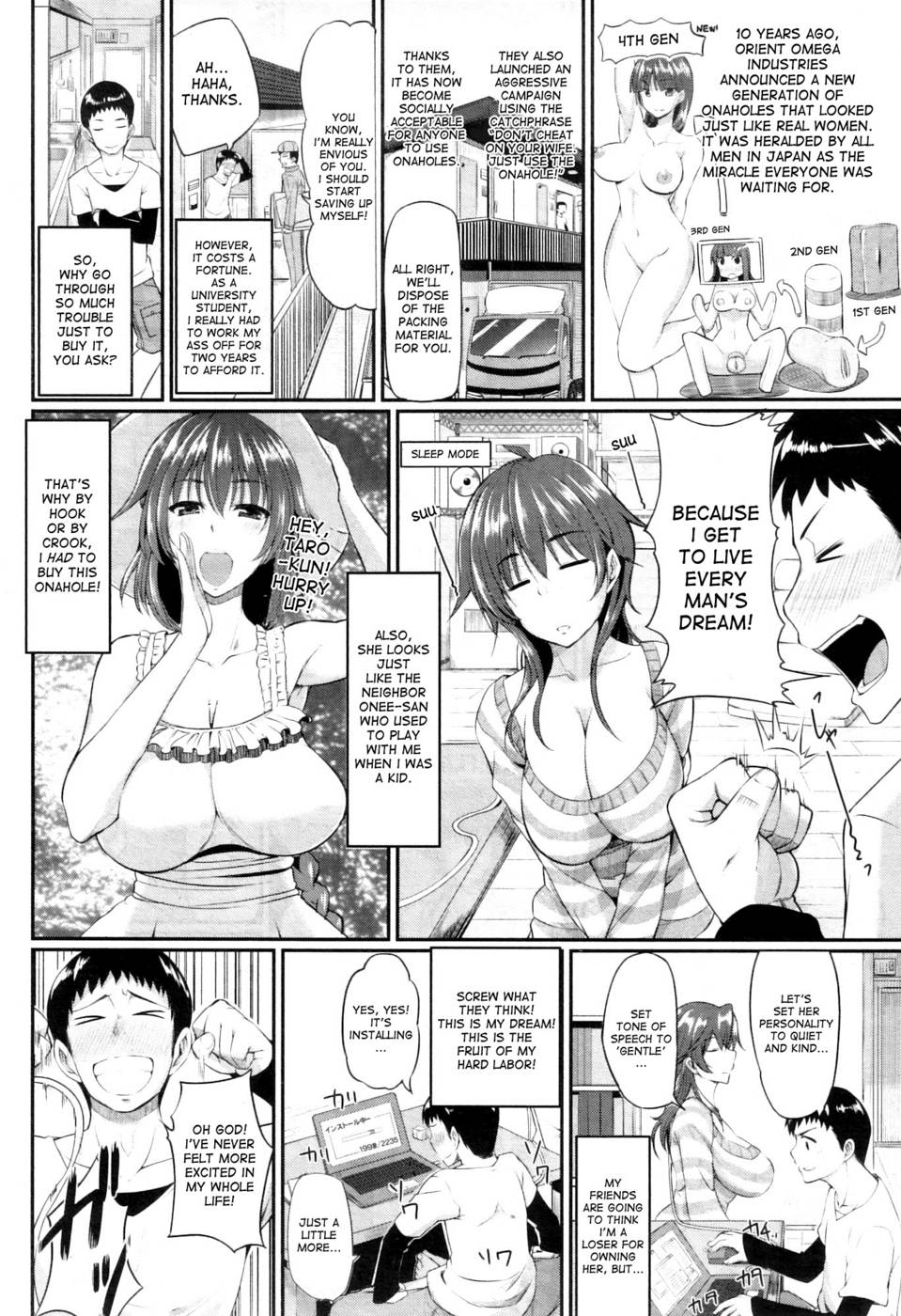 Hentai Manga Comic-Loving an Onahole-Read-2