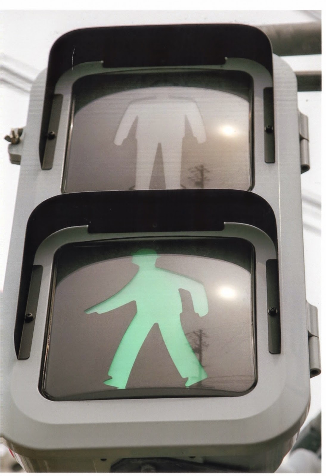 歩行者信号の画像