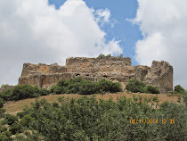 Fortress of Mivtzar Nimrod, built 1229 to protect Damascas from The Crusaders, Golan Heights-Israel