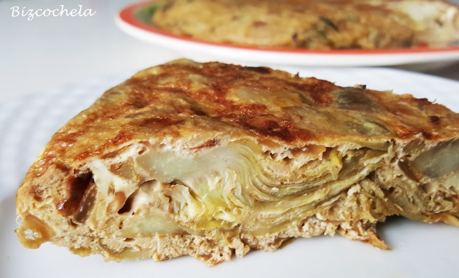 TORTILLA DE ALCACHOFAS Cocina
