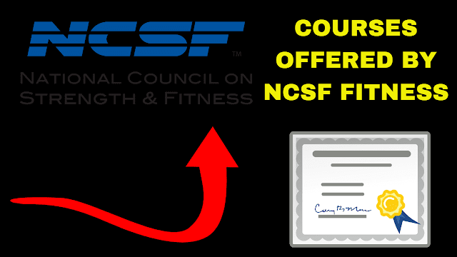 NCSF certified personal trainer courses and sport nutrition courses and strength coach