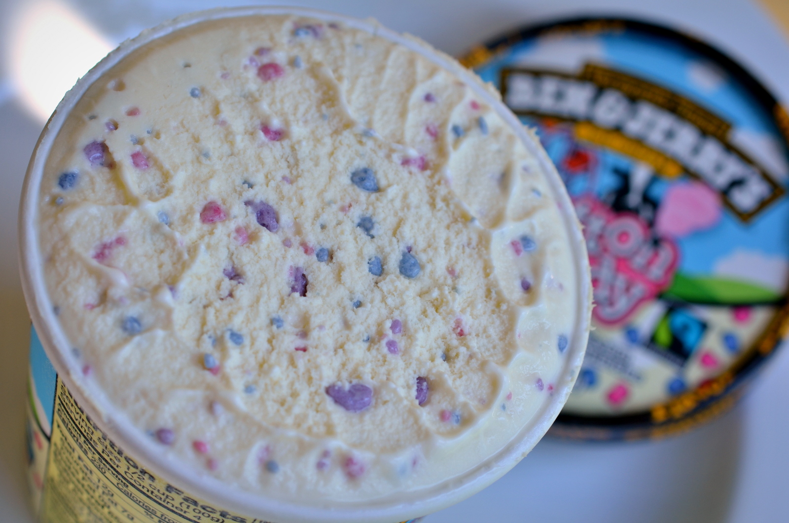 food and ice cream recipes REVIEW Ben & Jerry's Cotton Candy (Walmart