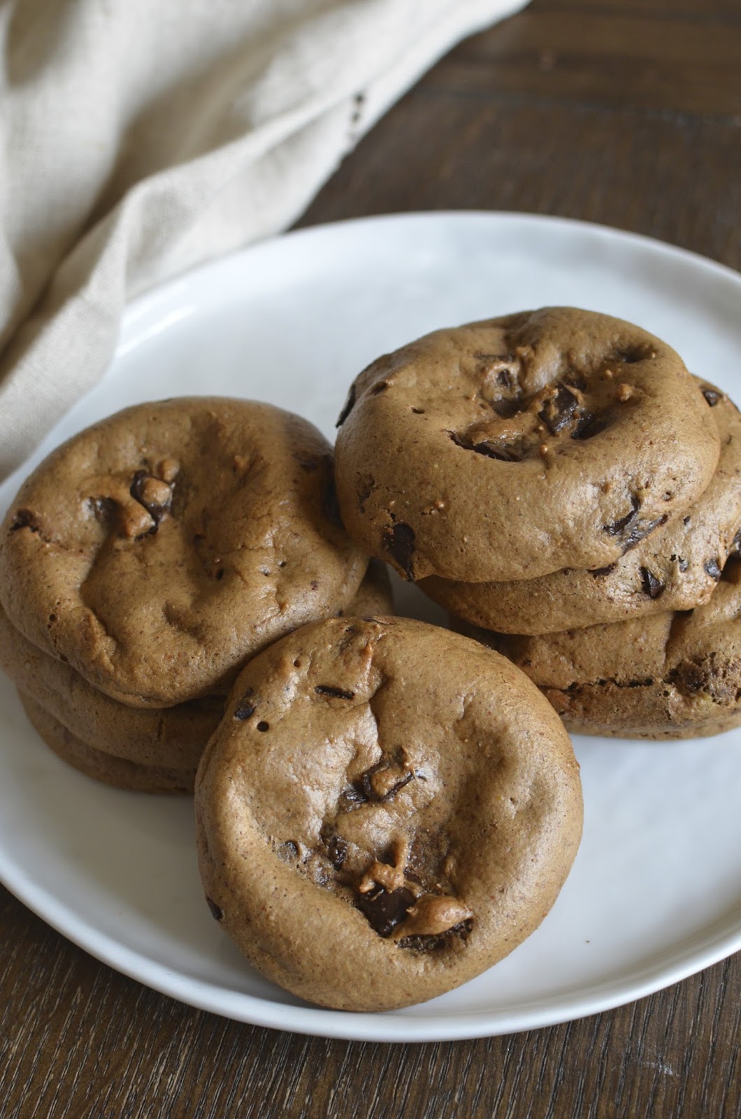 Playing with Flour Flourless chocolate almond butter cookies