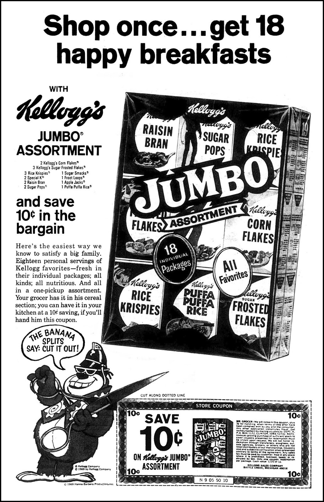 Kellogg S Cereal Jumbo Assortment Pack 32 7 Oz 30 Min vrogue.co