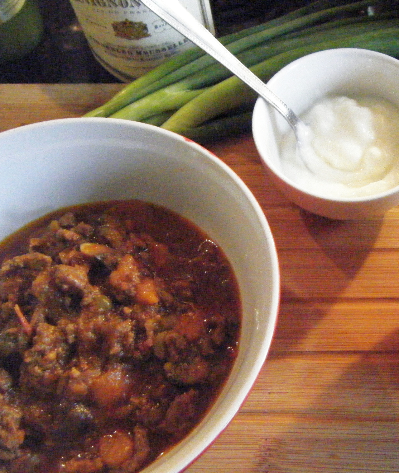 Thomas Yaeger's Transcendental Kitchen Beef Chilli with Yoghurt