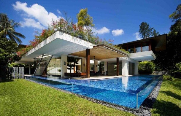 Desain Rumah Mewah 2 Lantai Dengan Kolam Renang Desain Rumah Mewah 2 Lantai Dengan Kolam Renang