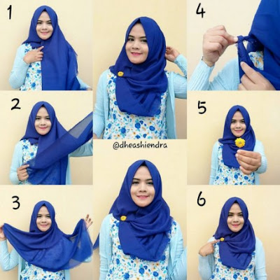 tutorial berhijab segi empat tutorial berhijab segi empat