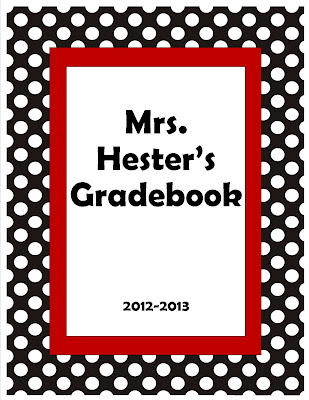 mrs hesters classroom july 2013 gradebook cover