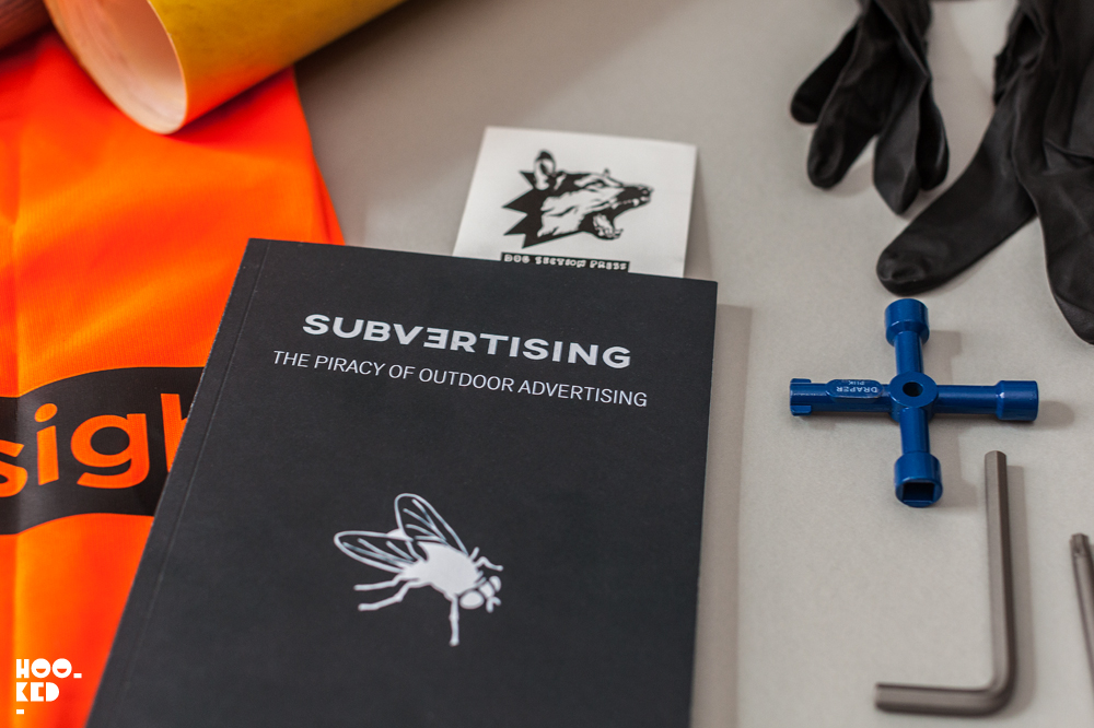 Subvertising, The Piracy of Outdoor Advertising Book by Italian artist HOGRE