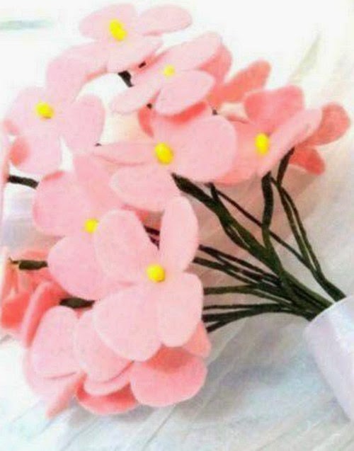 decoracion de uñas zapatitos ramo de flores de fieltro paso a paso portal de manualidades decoracion de uñas zapatitos ramo de flores de fieltro paso a paso portal de manualidades