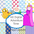 Kit digital Adventure Time papéis