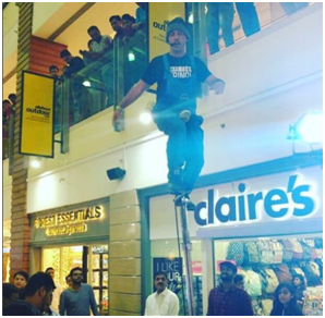 International ‘Superstars of Street Theatre’ performed live only at DLF Place, Saket International ‘Superstars of Street Theatre’ performed live only at DLF Place, Saket