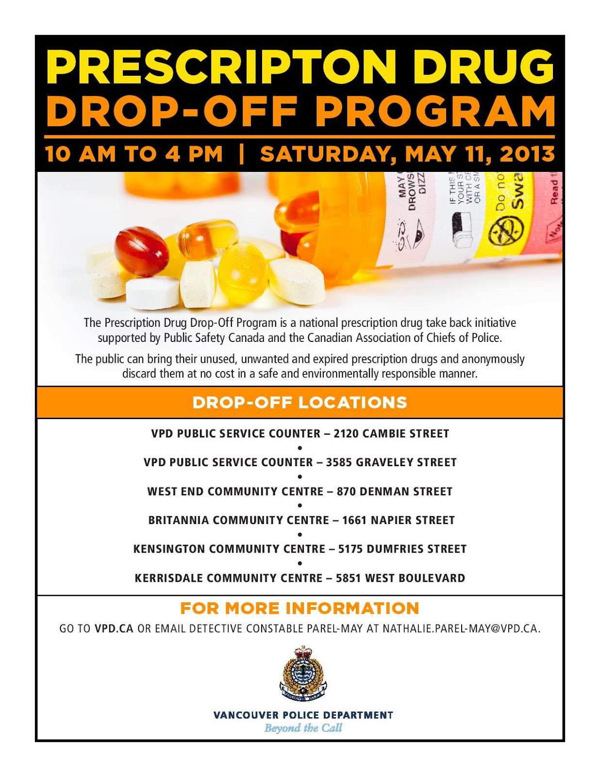 Dr. A. R. Lord Elementary School's PAC Blog National Prescription Drug