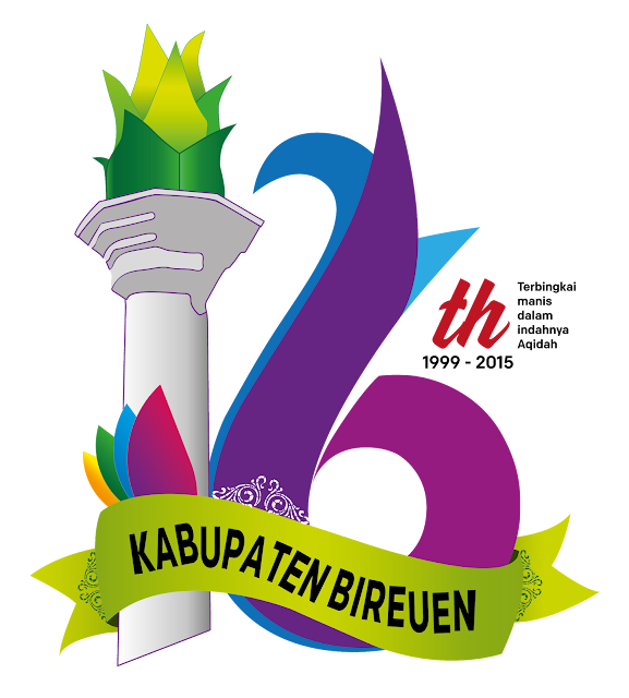 Logo Resmi Hut Bireuen ke 16