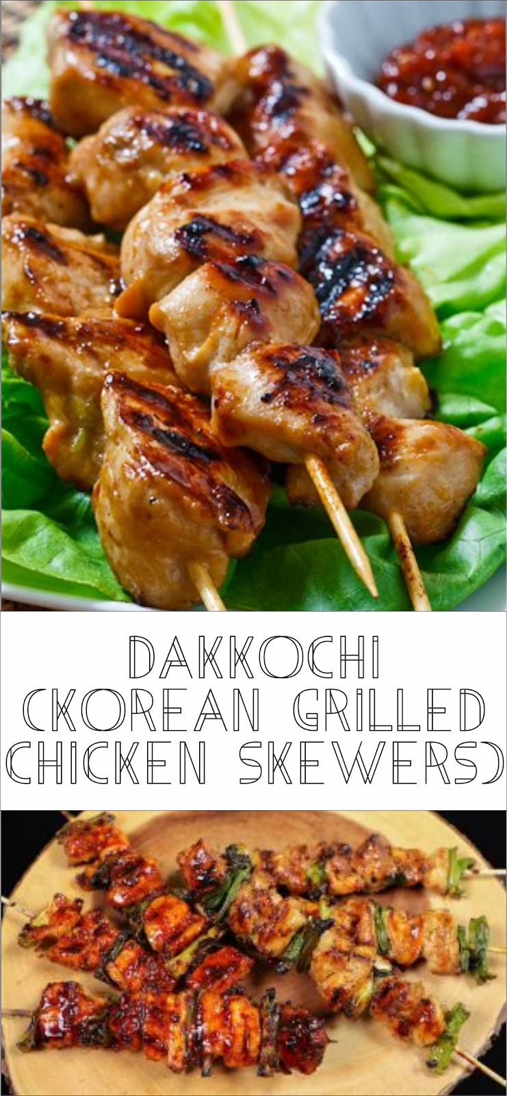 Dakkochi (Korean Grilled Chicken Skewers) | Floats CO