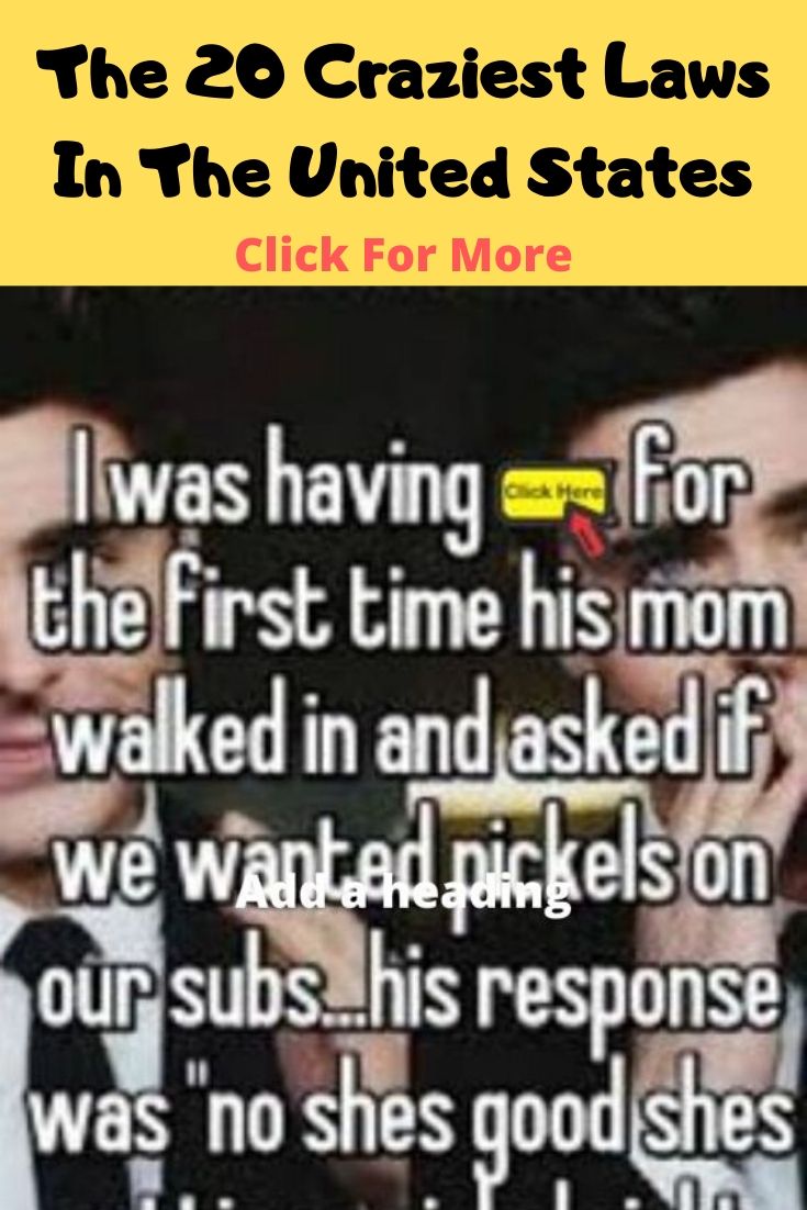 The 20 Craziest Laws In The United States