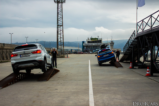 2016 BMW X1 on the small ramps