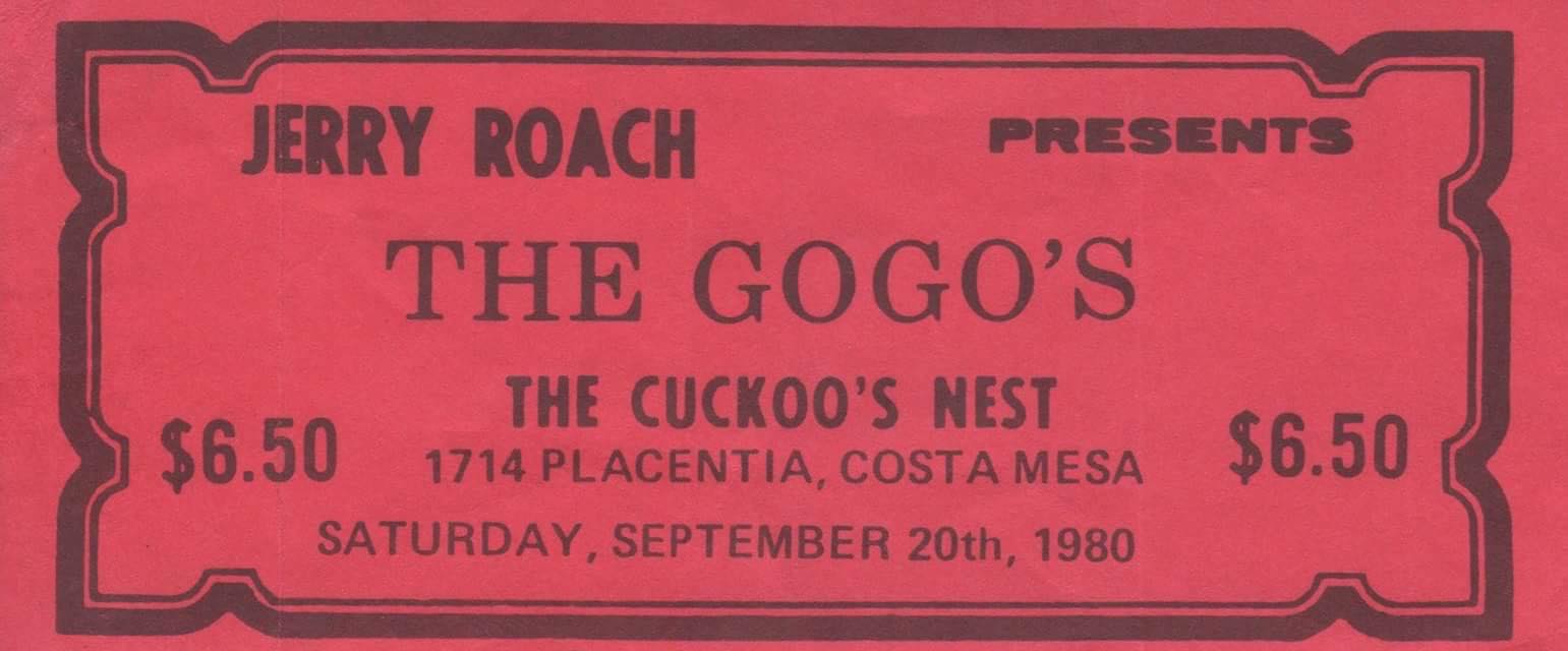 Old School Punk Rock Info Cuckoo's Nest Club Punk Shows 1980 (Part 2)