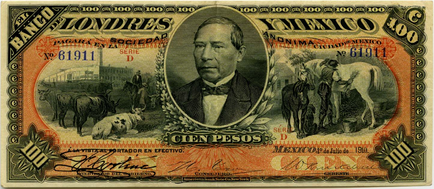 mexican-banknotes-100-pesos-banknote-el-banco-de-londres-y-mexico