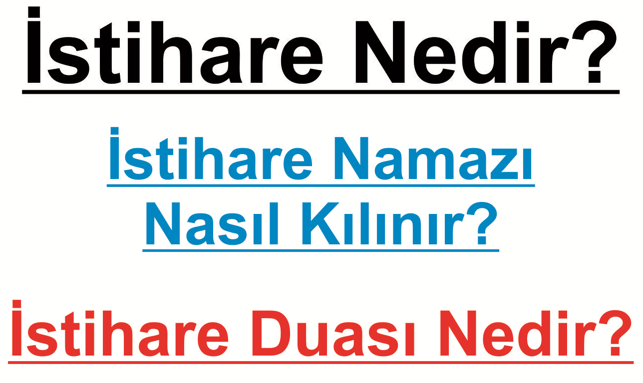 İstihare Namazı Nasıl Kılınır İstihare Namazı Nasıl Kılınır