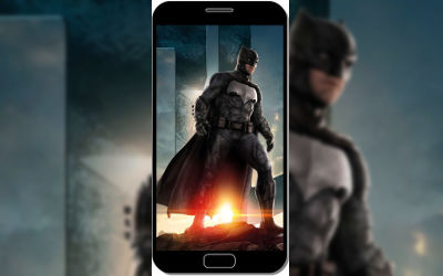 Batman dans Justice League - Fond d'Écran en QHD pour Mobile
