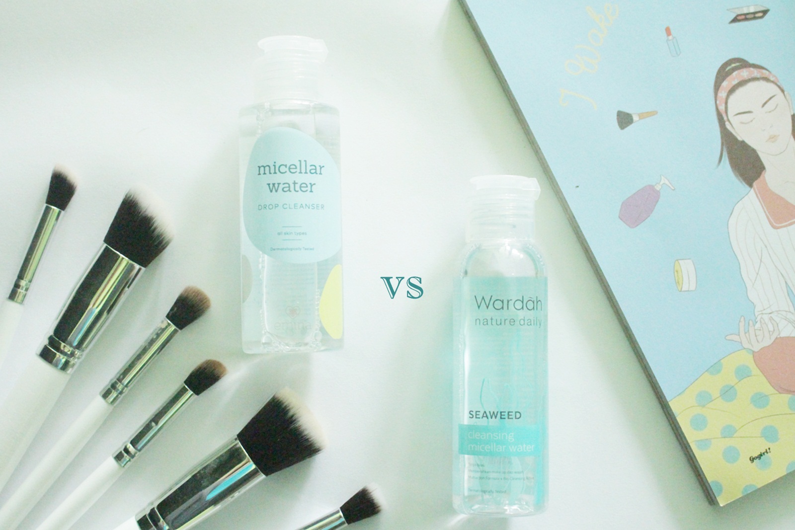 REVIEW EMINA MICELLAR WATER DROP CLEANSER VS WARDAH CLEANSING