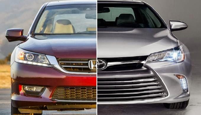 2015 Toyota Camry vs. 2015 Honda Accord 2015 Toyota Camry vs. 2015 Honda Accord