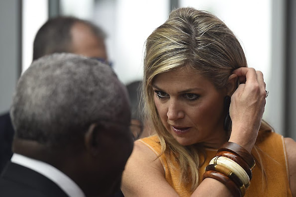 Queen Maxima of the Netherlands attended opening of the Global Forum on (GFRD) Remittances Development 2015