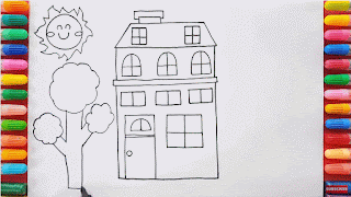 Menggambar villa dengan mudah untuk anak SD (Sekolah Dasar) Tutorial menggambar villa dengan mudah untuk anak SD (Sekolah Dasar)