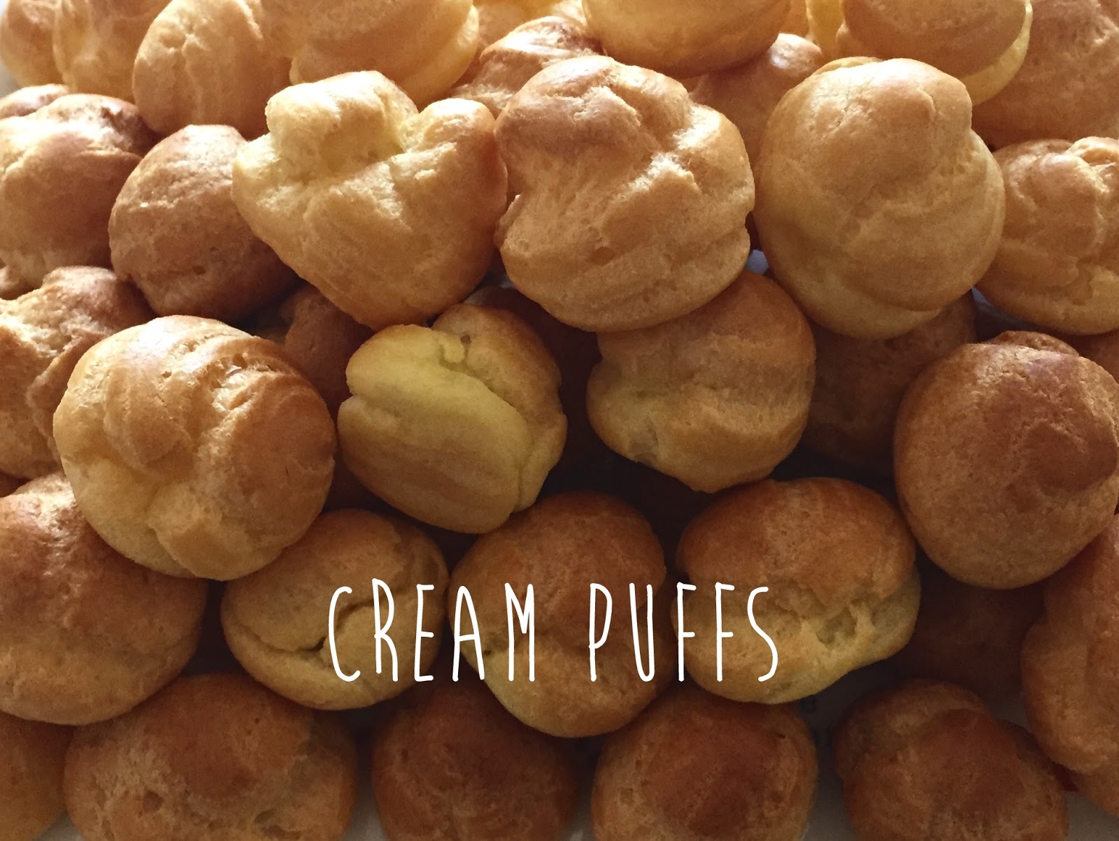 Angela's Food Blog Cream Puffs How they're made and why they may be