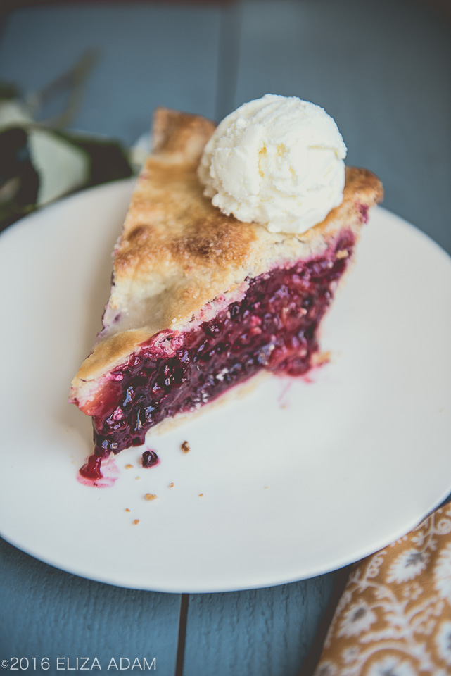 Notes from My Food Diary DeepDish BlackberryPeach DoubleCrust Pie