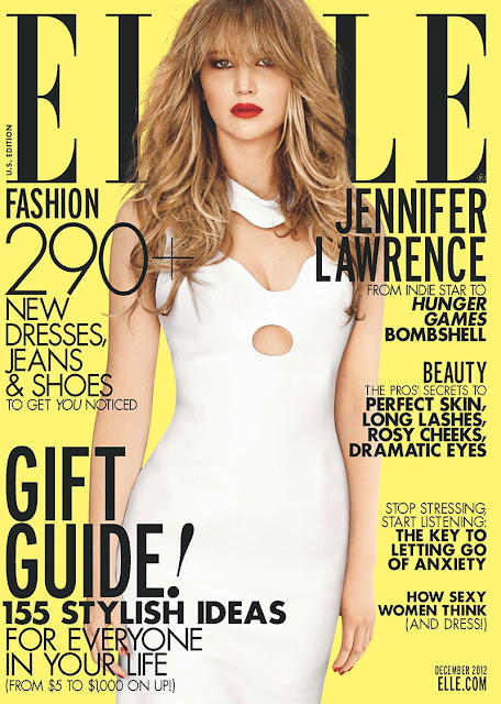 Hot Jennifer Lawrence Elle US December 2012