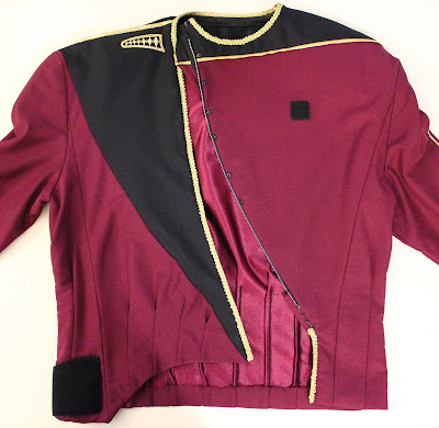 TNG season 1 admiral uniform - closure system TNG season 1 admiral uniform - closure system