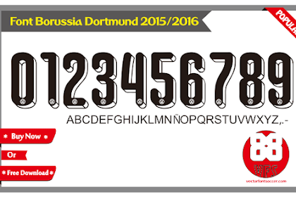 Font Vector Borussia Dortmund 2015 / 2016