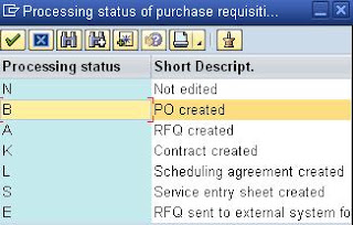 i Learn SAP: PR listing without PO created