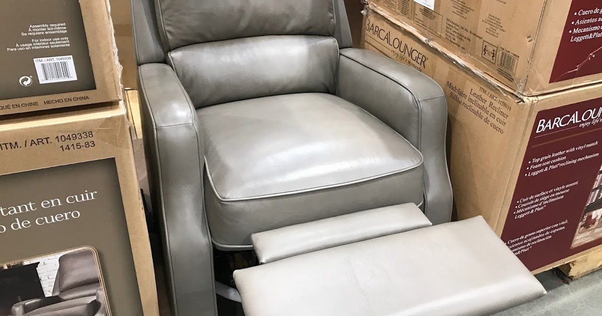 Synergy Home Furnishings Leather Swivel Glider Recliner Costco Weekender