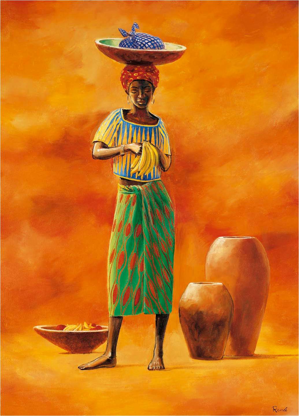 Africanas Pintura Africana