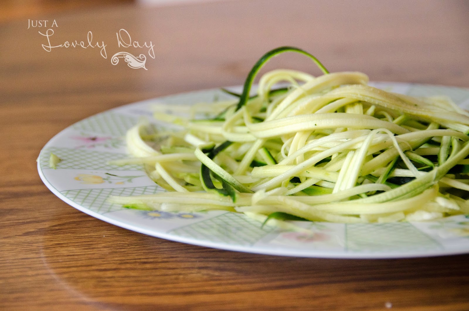 Zoodles! (aka my new Julienne peeler) Just a Lovely Day