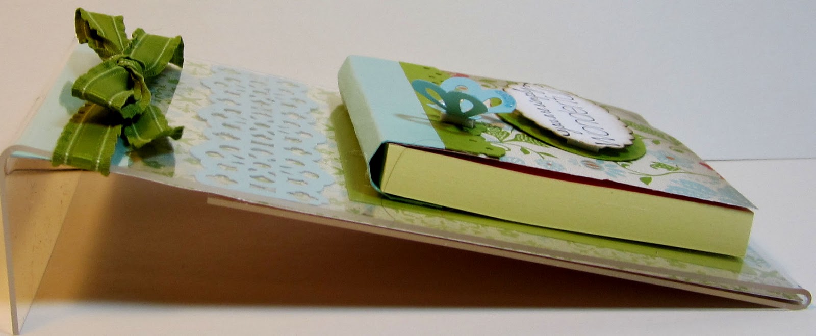 Crafty Maria S Stamping World Altered Acrylic Picture Frame Post It Altered Acrylic Picture Frame Post It Note Holder
