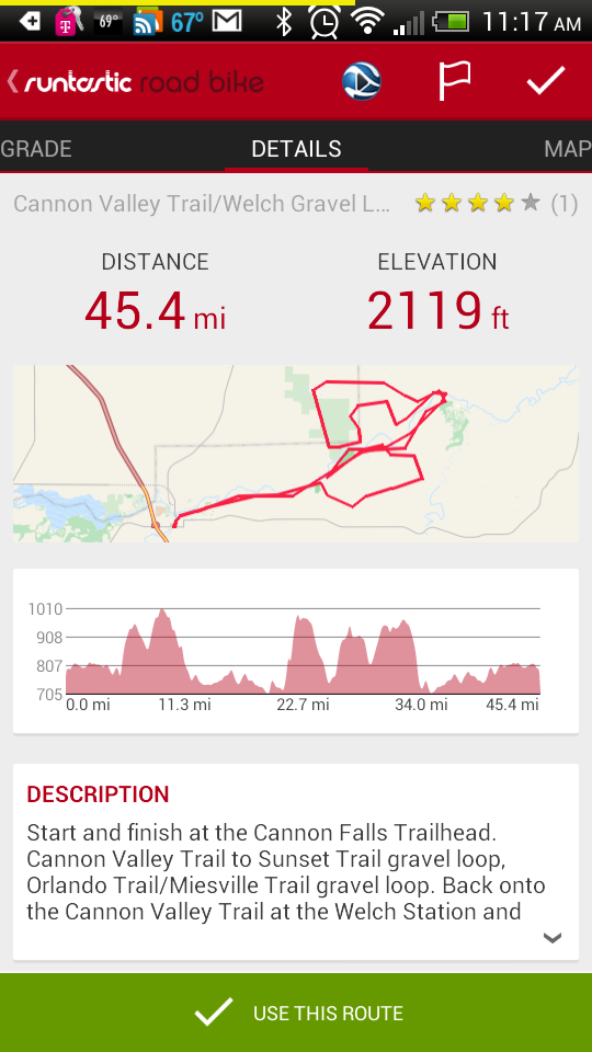 MN Bike Trail Navigator App Review Runtastic Road Bike Pro