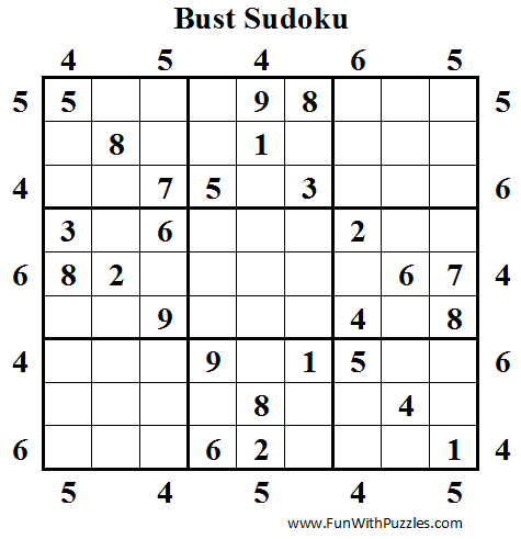 Bust Sudoku (Daily Sudoku League #42)