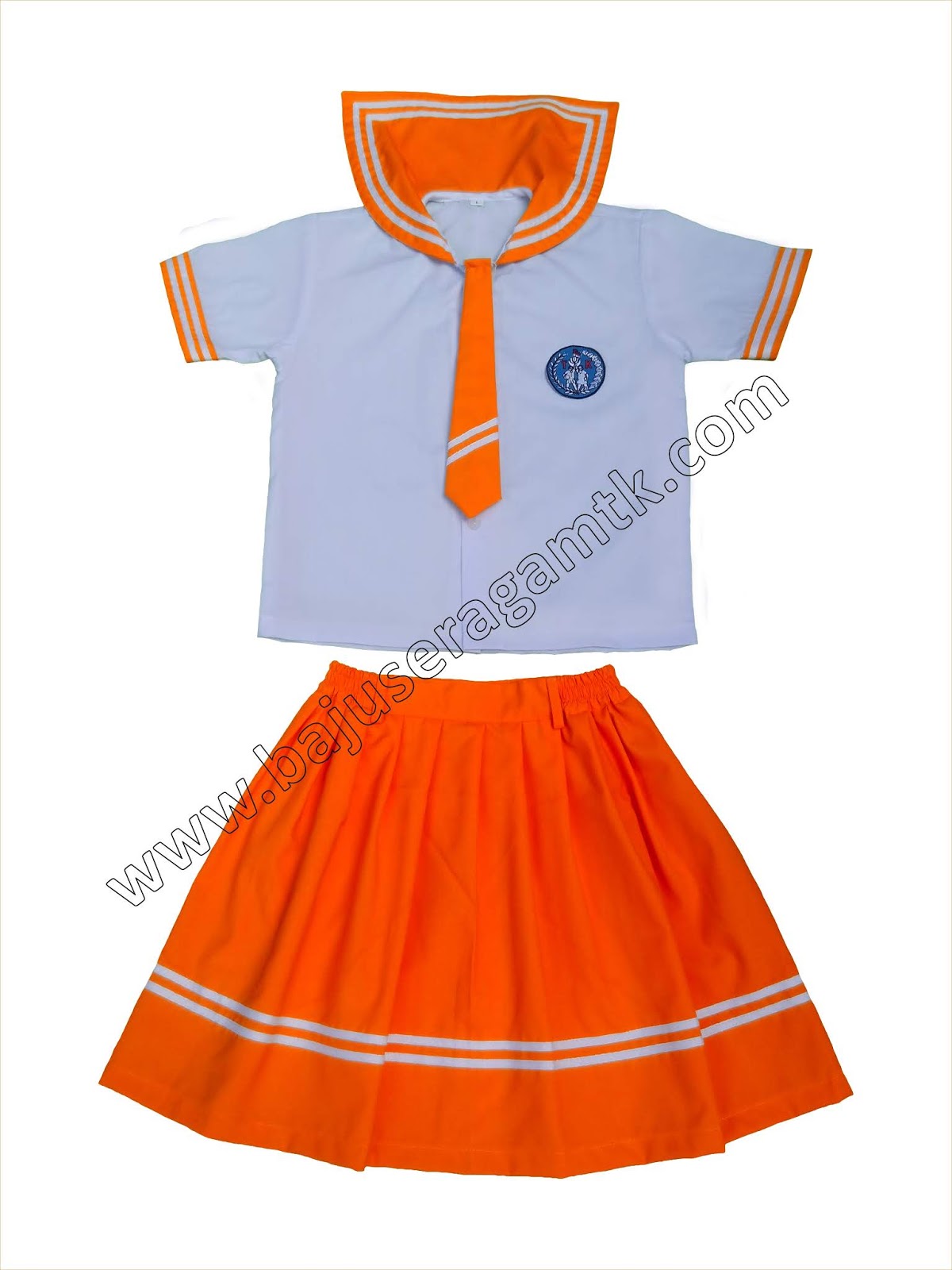 jual baju seragam TK PAUD model sailor korea