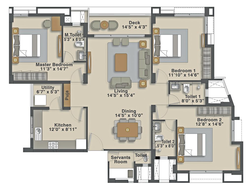 Luxury Apartment in Coimbatore Lavikshanthi 3 Bhk Flats in Coimbatore Lavikshanthi