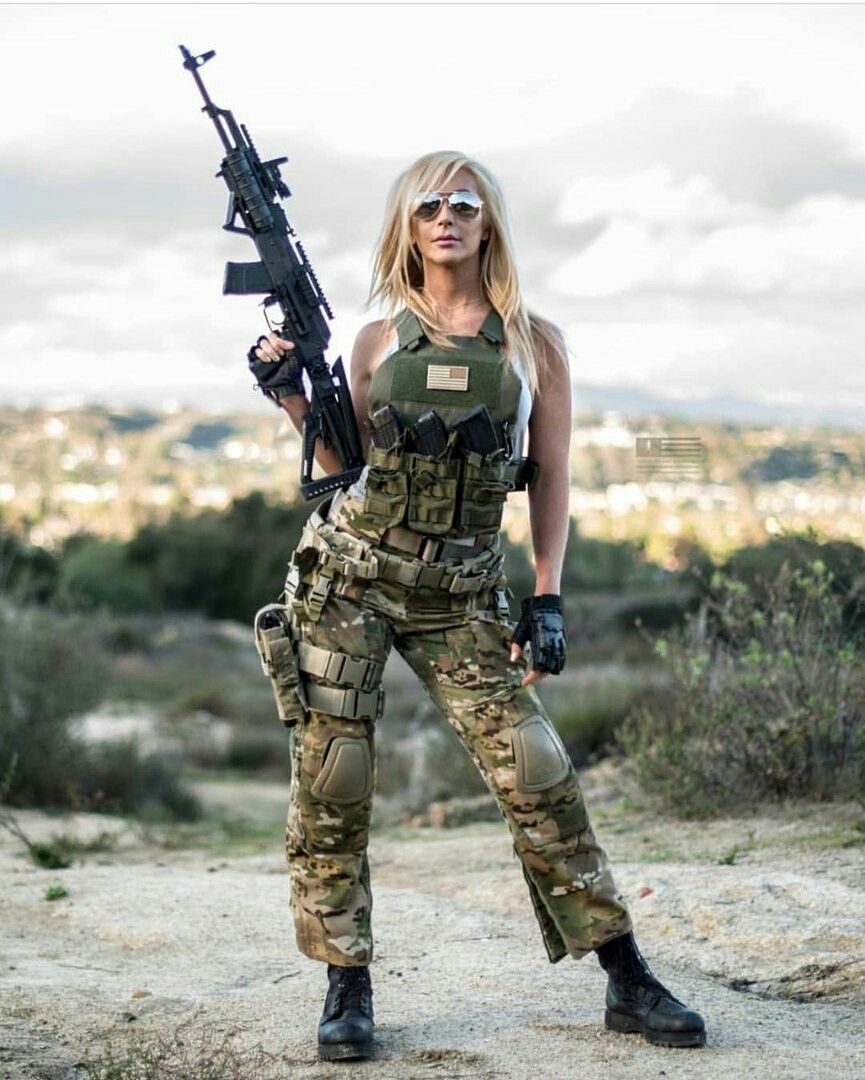 Military girl * Women in the military * Army girl * Women with guns * Armed...