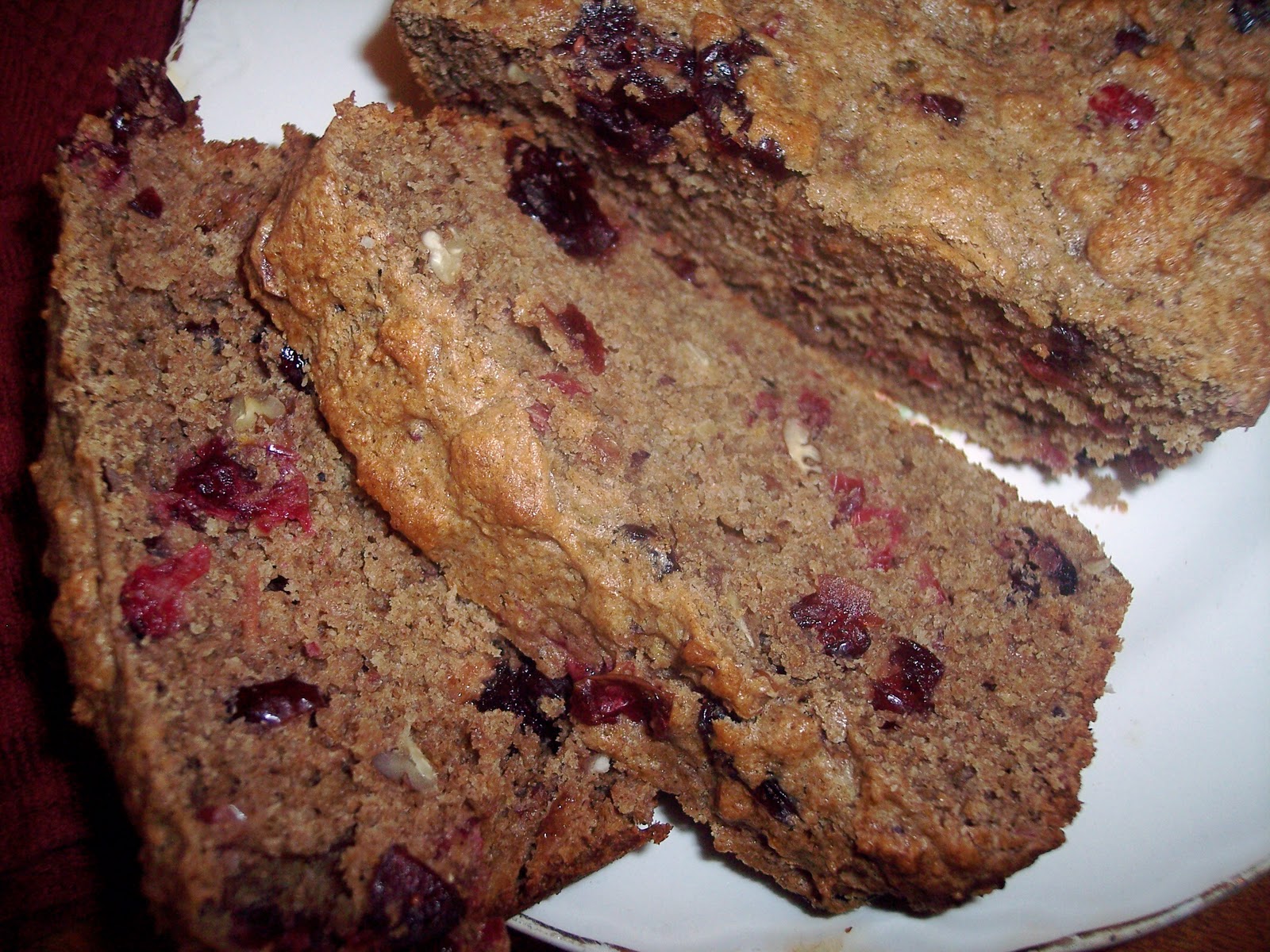 Savory Moments Cranberry sauce quick bread