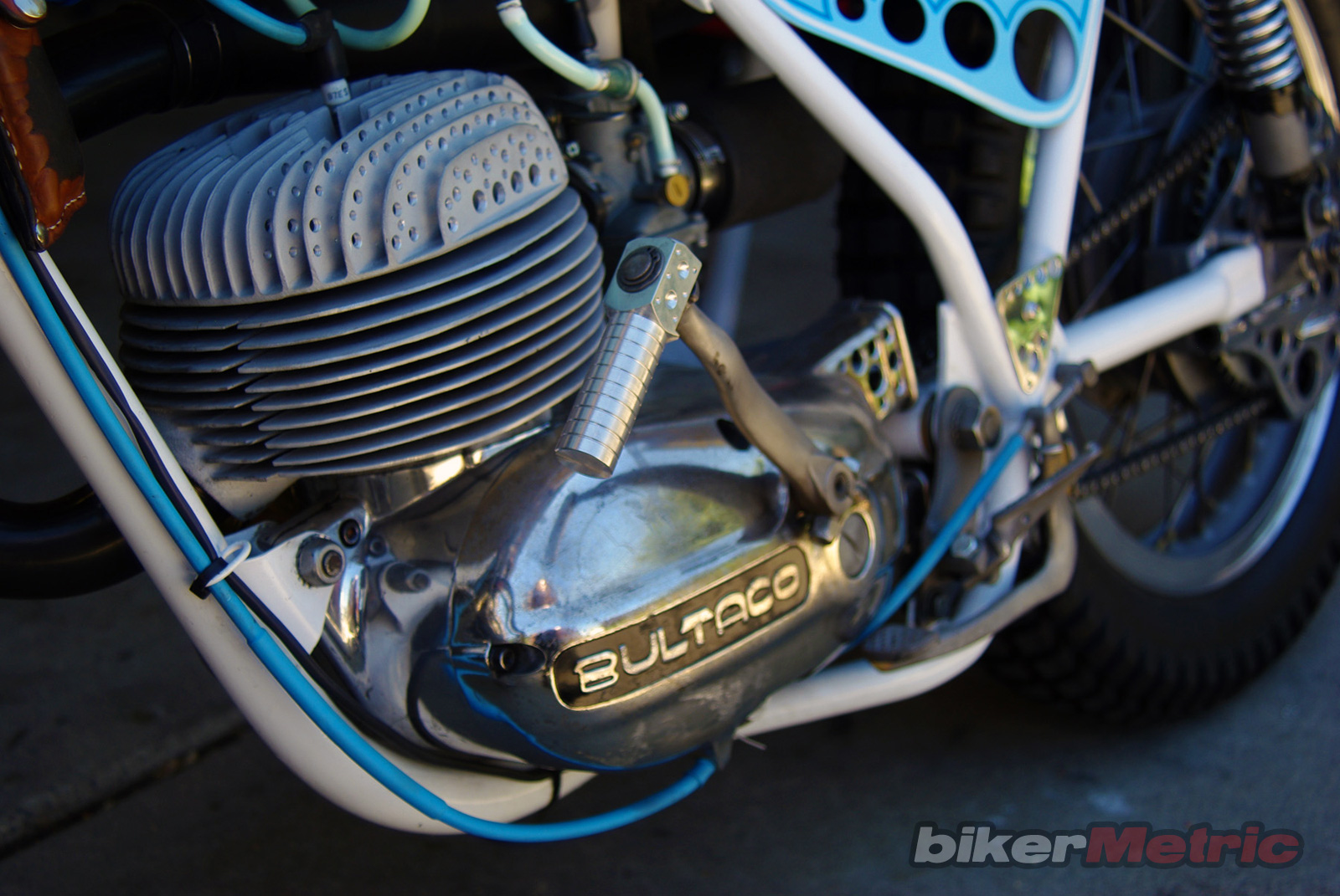 1960's bultaco matador 250 tracker - motor- detail | busch & busch