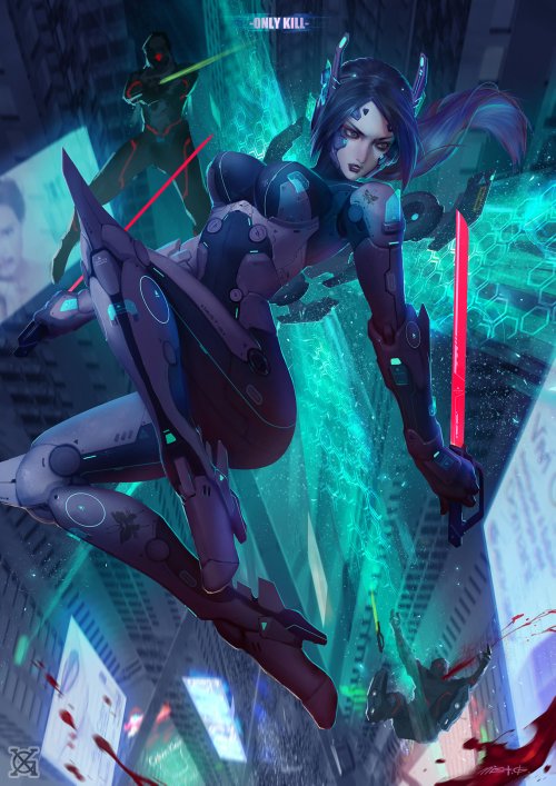 As incríveis ilustrações de fantasia, ficção científica e terror de XiaoGui Mist Xiao Gui Mist (mist xg) artstation ilustrações fantasia ficção científica games terror mulheres sombrio